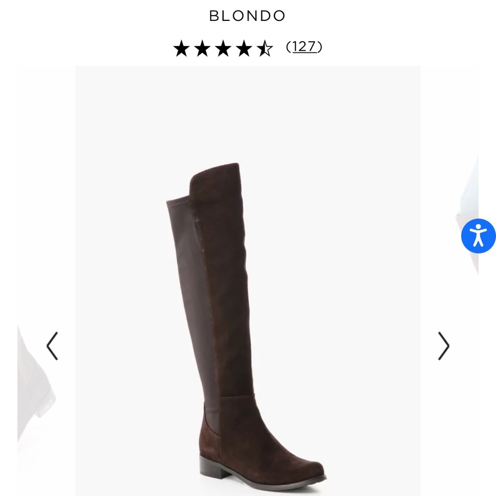 Almost new Blondo Velma brown suede riding boots